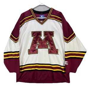 Vintage Starter Minnesota Golden Gophers Jersey Mens Large Hockey NCAA 90s